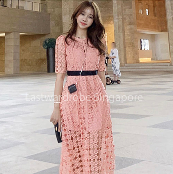 Korean Silvia Hollow Out Dress