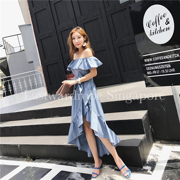 Korean Zoey Ruffle Dress